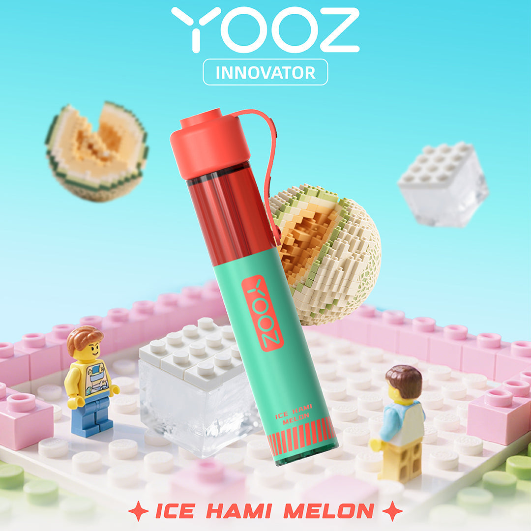 正品柚子积木YOOZ INNOVATOR电子烟食品级硅胶嘴帽冰爽型小烟-多口味可选 - 冰镇哈密瓜