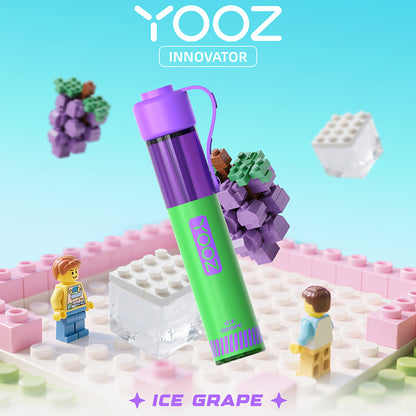 正品柚子积木YOOZ INNOVATOR电子烟食品级硅胶嘴帽冰爽型小烟-多口味可选 - 冰镇葡萄