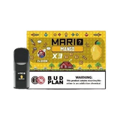 正品马里奥六代Mario 6TH通配烟弹三颗装-RELX六代通配平替-适配悦刻4/5/6/7代烟杆 马里奥六代Mario 6TH通配烟弹严格的标准，其产品质量高，独有防漏油技术设计，口味选择多，且每一种口味都独具特色，口感丝滑、丰满，令人回味无穷。烟雾细腻且持久，甜凉适中，能完美复刻悦刻RELX各种经典口味，是市面上一致认定的口粮油。 - 芒果