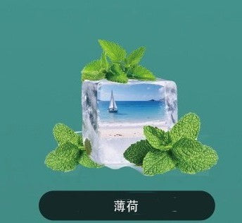 正品韩版巴布梦三代BUBBLE MON GRAFFITI-C 泡泡兽满天星炫彩涂鸦壁纸LED灯效30000口可拆卸式电子烟套装/烟弹-多口味 - 不需要设备(仅烟弹) / 薄荷
