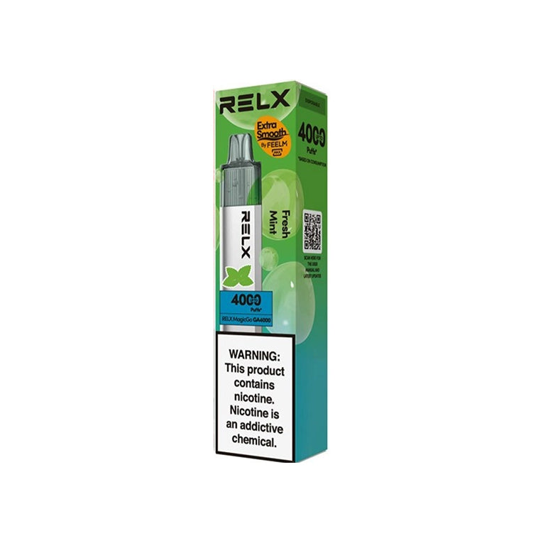 正品悦刻4000口 RELX MagicGo GA4000经典一次性电子烟 - 薄荷