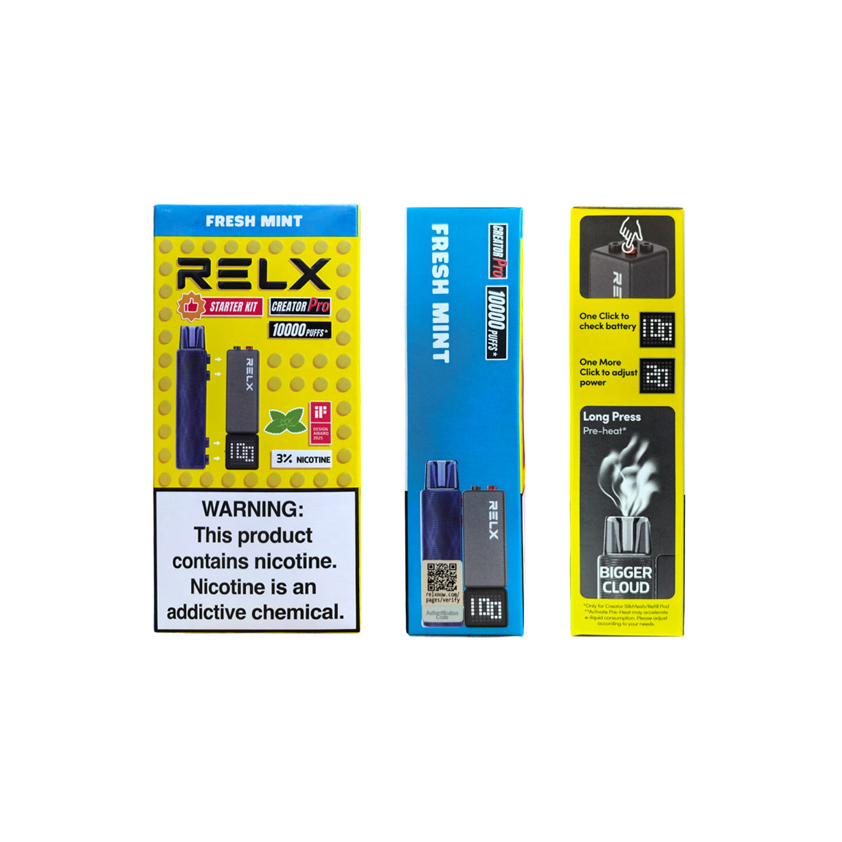 正品悦刻积木三代杆套装 - 悦刻积木一万口套装 -RELX 10000口 CREATOR- RELX 积木10K - 薄荷