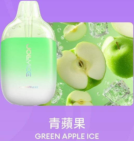 JOLLYICE 4000口电子烟 - JOLLYICE 超爆一次性电子烟 - 冰暴平替款电子烟 - 青苹果