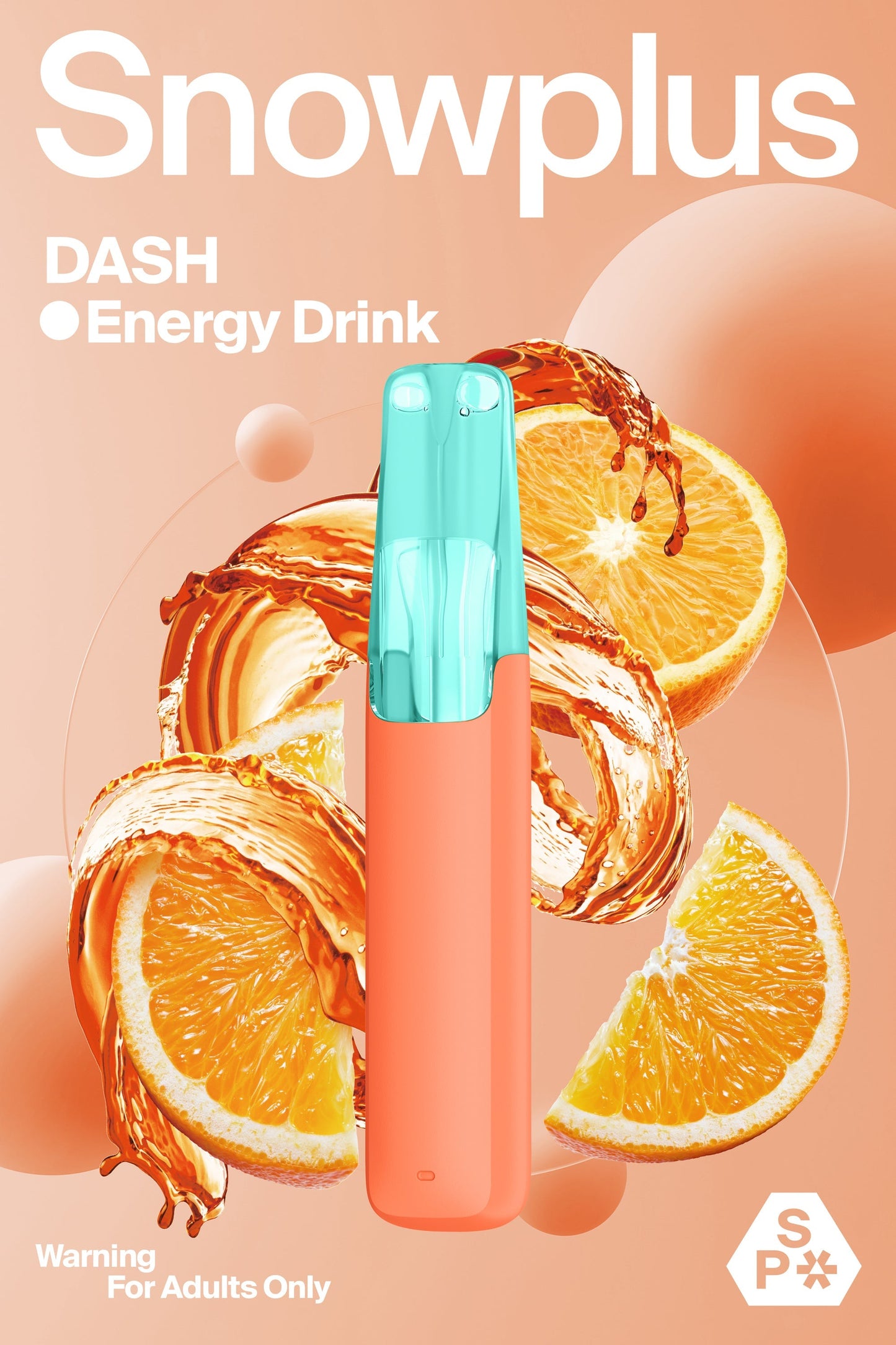 正品Snowplus Dash雪加鸭嘴兽4000口经典一次性电子烟海外版 - 能量饮料