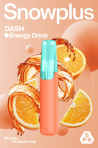 正品Snowplus Dash雪加鸭嘴兽4000口经典一次性电子烟海外版 - 能量饮料