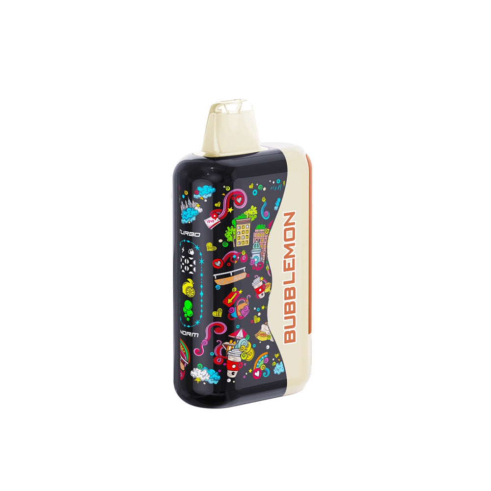 正品韩版BUBBLE MON GRAFFITI巴布梦泡泡兽满天星炫彩壁纸LED灯效35000口可调功率含隐藏口味一次性电子烟