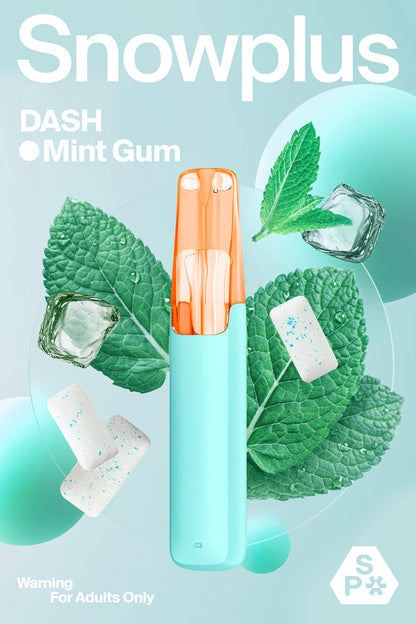 正品Snowplus Dash雪加鸭嘴兽4000口经典一次性电子烟海外版