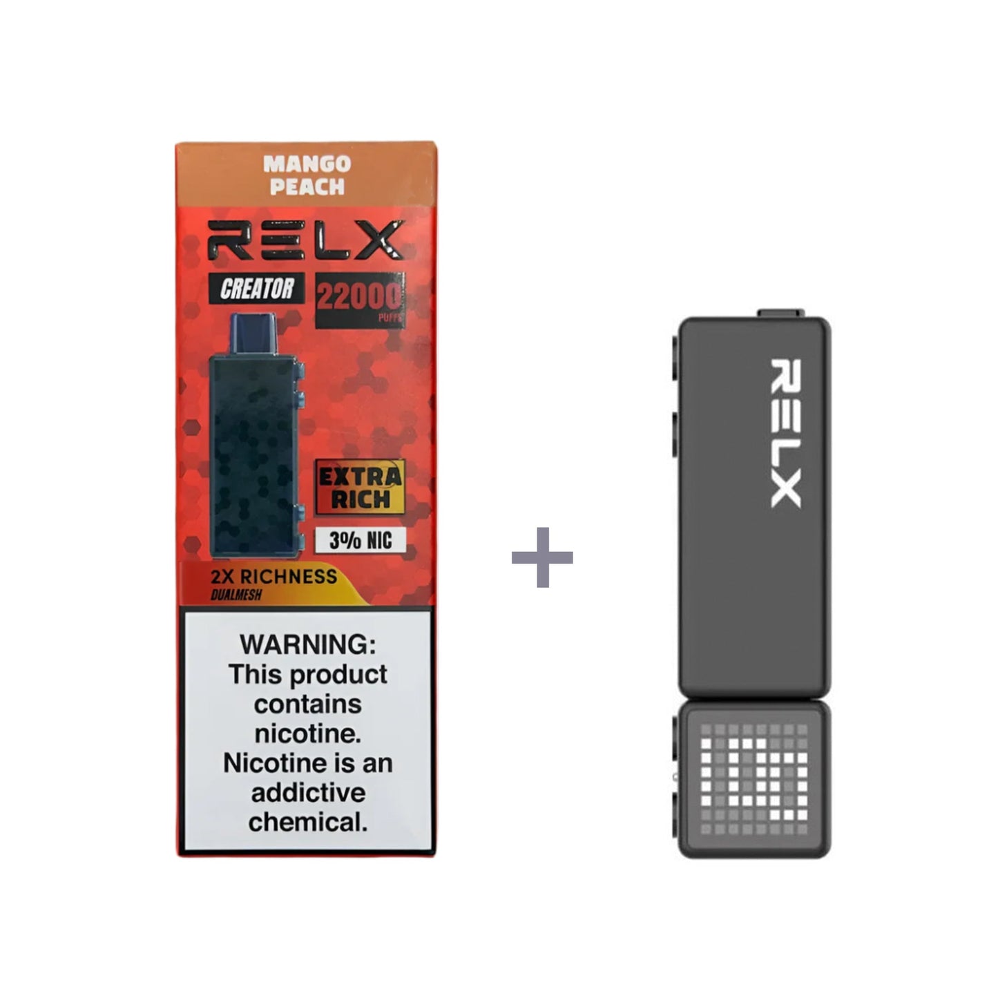 正品悦刻积木乐高RELX Creator 22000口烟弹/套装-多口味可选 (一代/二/三代杆弹通用） - 芒果桃子