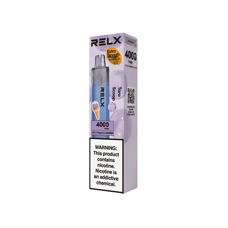正品悦刻4000口 RELX MagicGo GA4000经典一次性电子烟 - 香芋冰淇淋