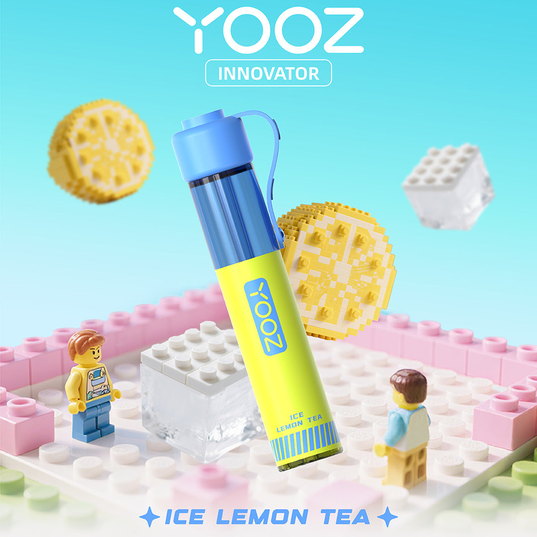 正品柚子积木YOOZ INNOVATOR电子烟食品级硅胶嘴帽冰爽型小烟-多口味可选 - 冰镇柠檬茶