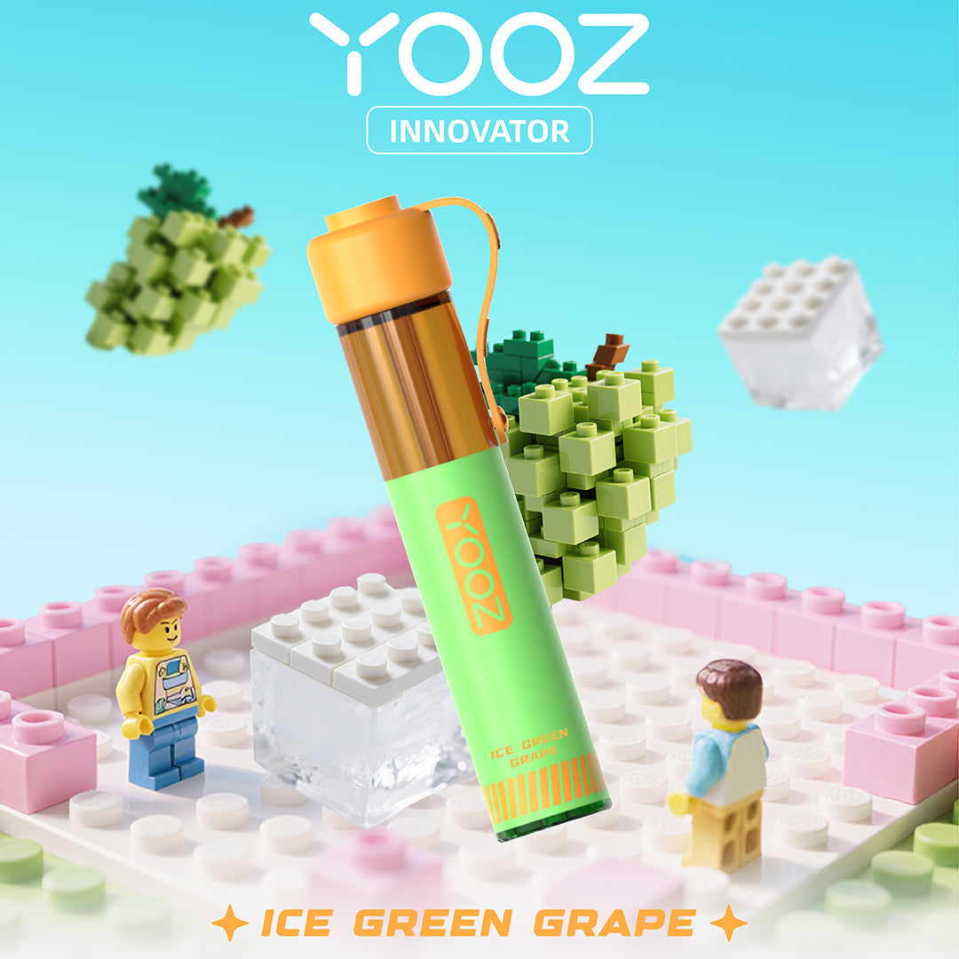 正品柚子积木YOOZ INNOVATOR电子烟食品级硅胶嘴帽冰爽型小烟-多口味可选 - 冰镇青提