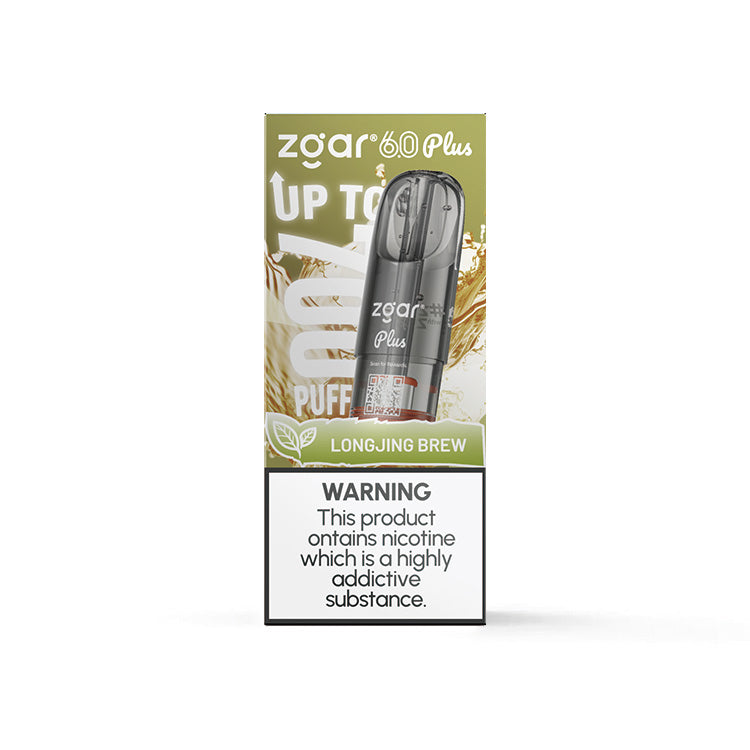 【多种全新口味】正品新款冰熊超大容量3.5ML Zgar Pod 6.0 PLUS(悦刻4/5/6/7代杆通用) 口味任选，三颗起售 - 龙井茶