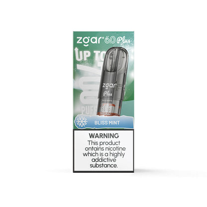 6盒正品冰熊Zgar 6.0 PLUS超大容量3.5ML 烟弹优惠套装(悦刻4/5/6/7代杆通用) 三种口味任选