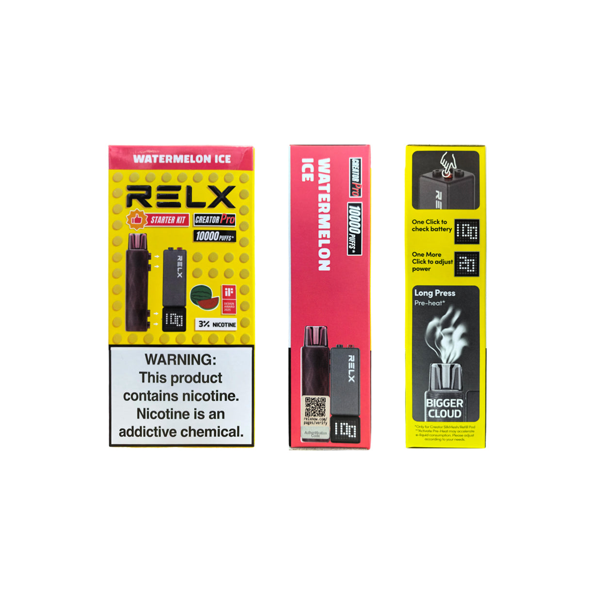 正品悦刻积木三代杆套装 - 悦刻积木一万口套装 -RELX 10000口 CREATOR- RELX 积木10K - 西瓜