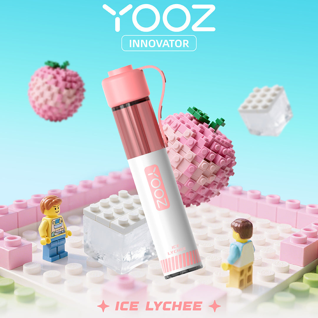 正品柚子积木YOOZ INNOVATOR电子烟食品级硅胶嘴帽冰爽型小烟-多口味可选 - 冰镇荔枝