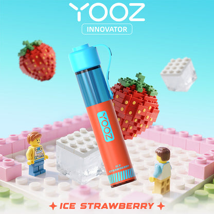 正品柚子积木YOOZ INNOVATOR电子烟食品级硅胶嘴帽冰爽型小烟-多口味可选 - 冰镇草莓