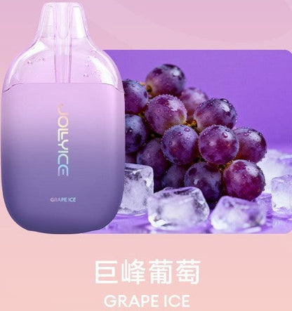 JOLLYICE 4000口电子烟 - JOLLYICE 超爆一次性电子烟 - 冰暴平替款电子烟 - 巨峰葡萄