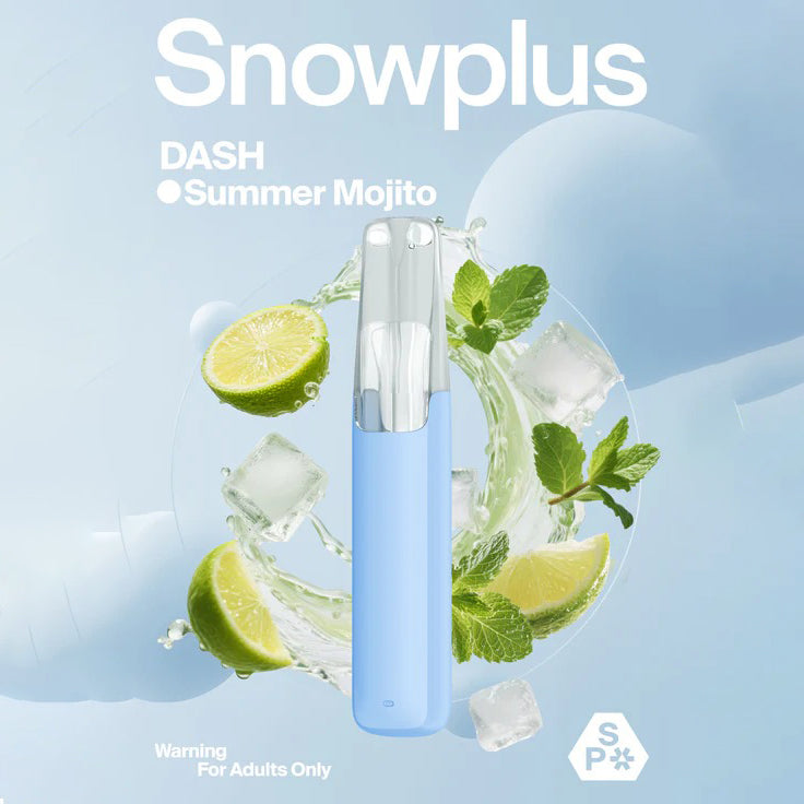 正品Snowplus Dash雪加鸭嘴兽4000口经典一次性电子烟海外版 【新】莫吉托薄荷