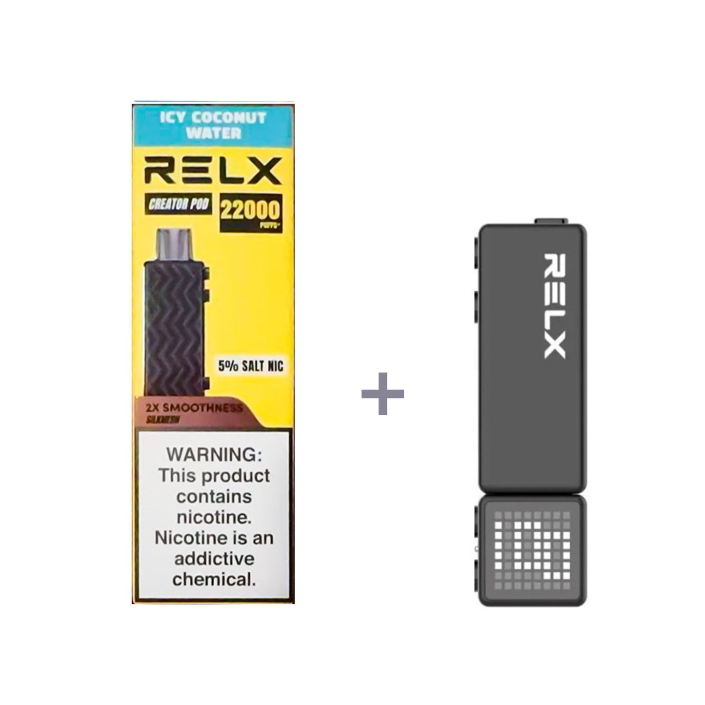 正品悦刻积木乐高RELX Creator 22000口烟弹/套装-多口味可选 (一代/二/三代杆弹通用） - 椰子水