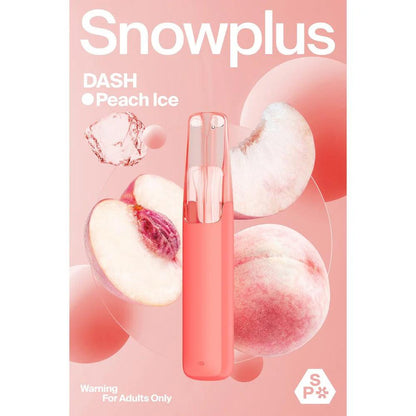 正品Snowplus Dash雪加鸭嘴兽4000口经典一次性电子烟海外版 - 水蜜桃冰