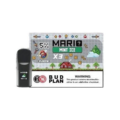 正品马里奥六代Mario 6TH通配烟弹三颗装-RELX六代通配平替-适配悦刻4/5/6/7代烟杆 马里奥六代Mario 6TH通配烟弹严格的标准，其产品质量高，独有防漏油技术设计，口味选择多，且每一种口味都独具特色，口感丝滑、丰满，令人回味无穷。烟雾细腻且持久，甜凉适中，能完美复刻悦刻RELX各种经典口味，是市面上一致认定的口粮油。 - 冰原薄荷