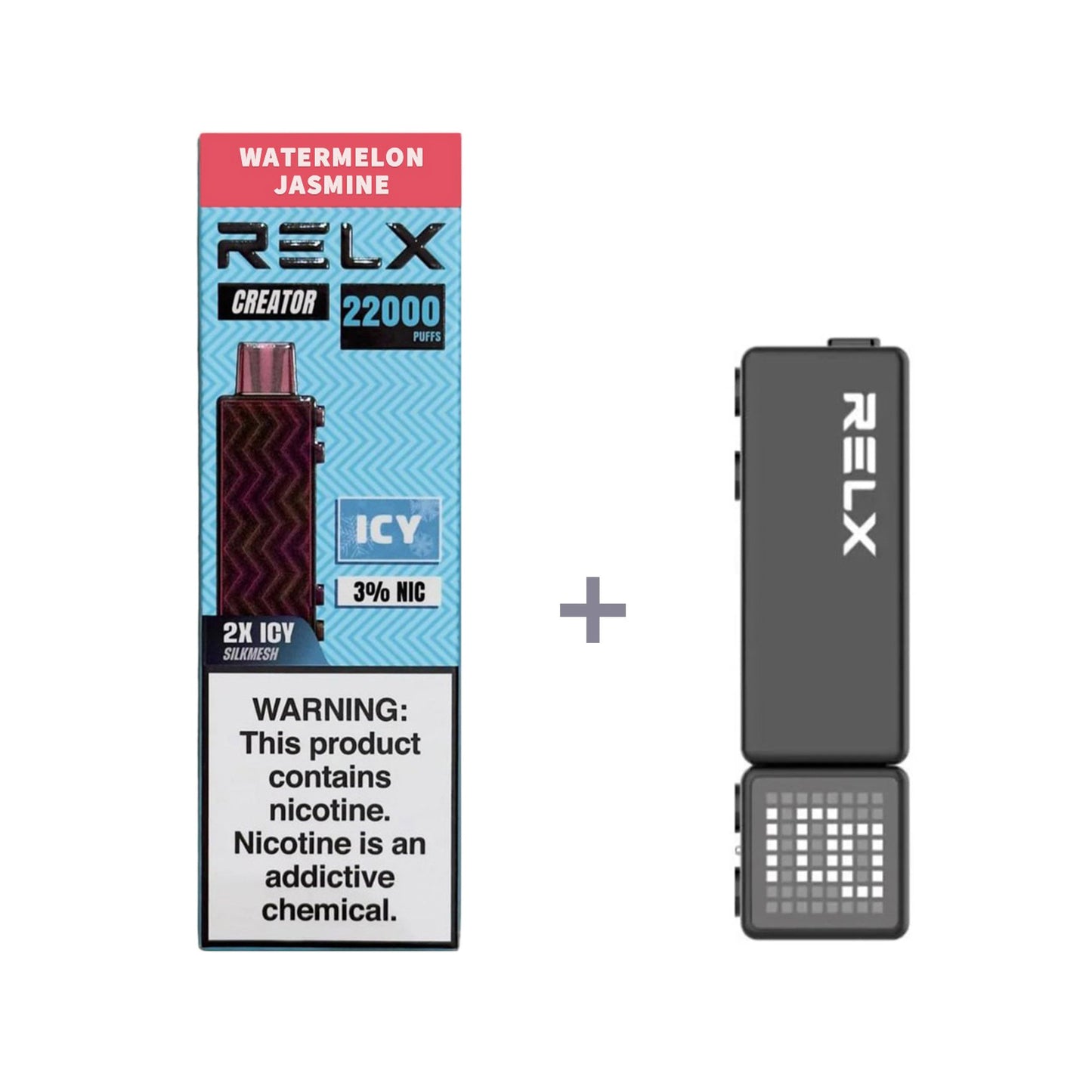 正品悦刻积木乐高RELX Creator 22000口烟弹/套装-多口味可选 (一代/二/三代杆弹通用） - 西瓜茉莉