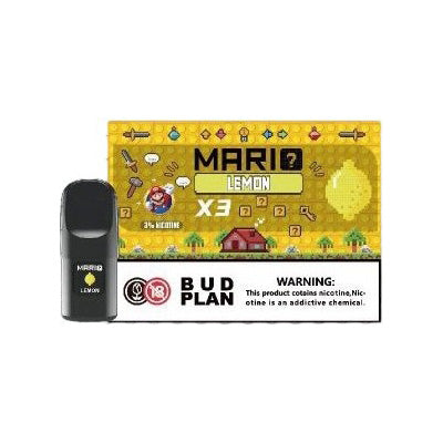 正品马里奥六代Mario 6TH通配烟弹三颗装-RELX六代通配平替-适配悦刻4/5/6/7代烟杆 马里奥六代Mario 6TH通配烟弹严格的标准，其产品质量高，独有防漏油技术设计，口味选择多，且每一种口味都独具特色，口感丝滑、丰满，令人回味无穷。烟雾细腻且持久，甜凉适中，能完美复刻悦刻RELX各种经典口味，是市面上一致认定的口粮油。 - 柠檬冰