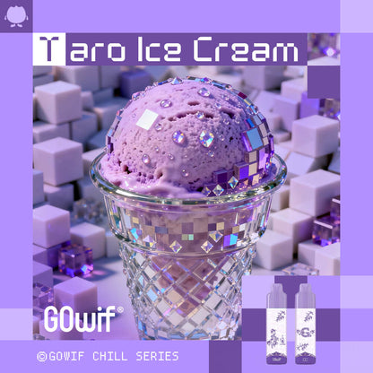 正品高维GOwif Chill极凉系列18000口双陶瓷芯涡轮大功率透明油仓电量油量显示长续航一次性电子烟-多口味可选 - 香芋冰淇凌