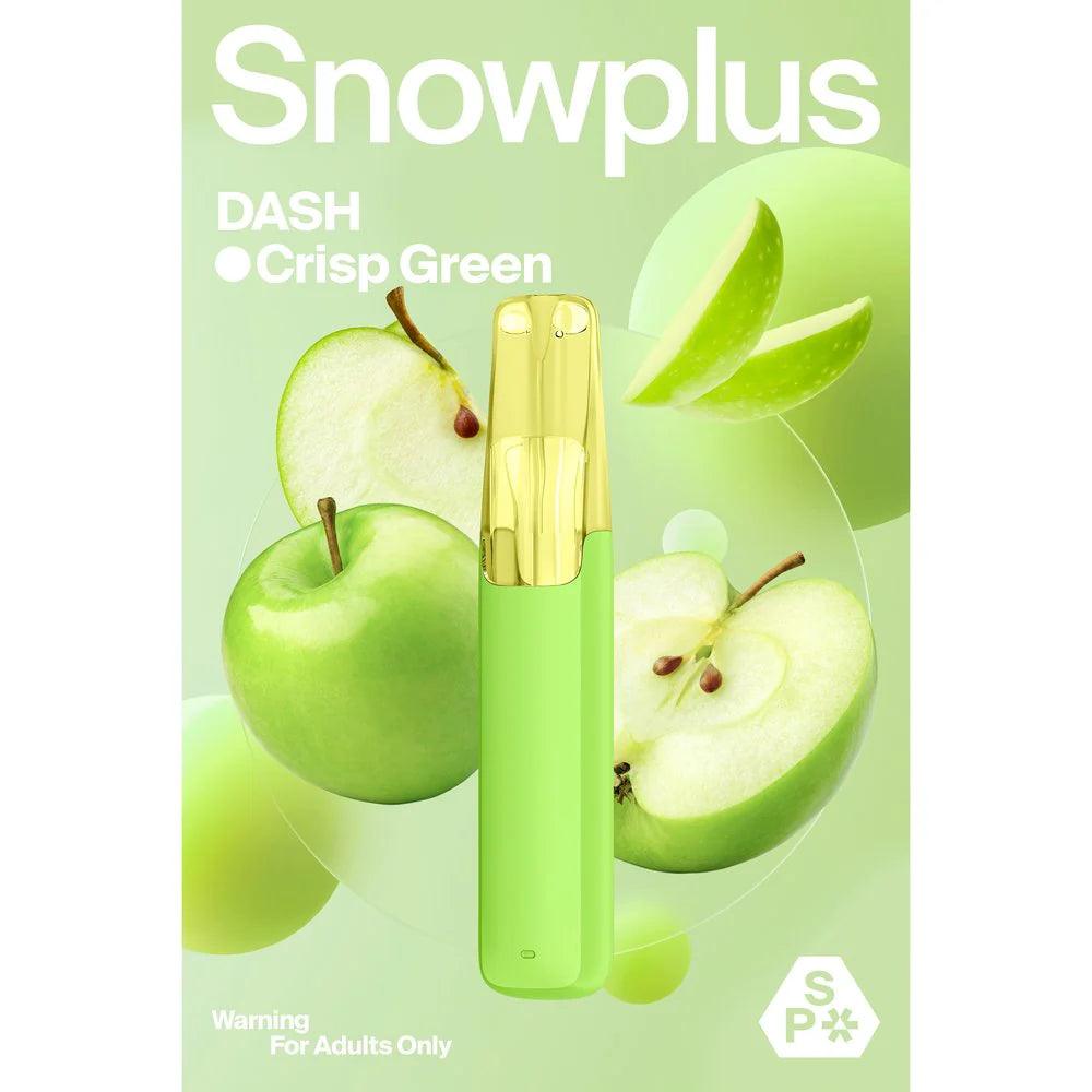 正品Snowplus Dash雪加鸭嘴兽4000口经典一次性电子烟海外版 - 青苹果