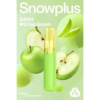 正品Snowplus Dash雪加鸭嘴兽4000口经典一次性电子烟海外版 - 青苹果