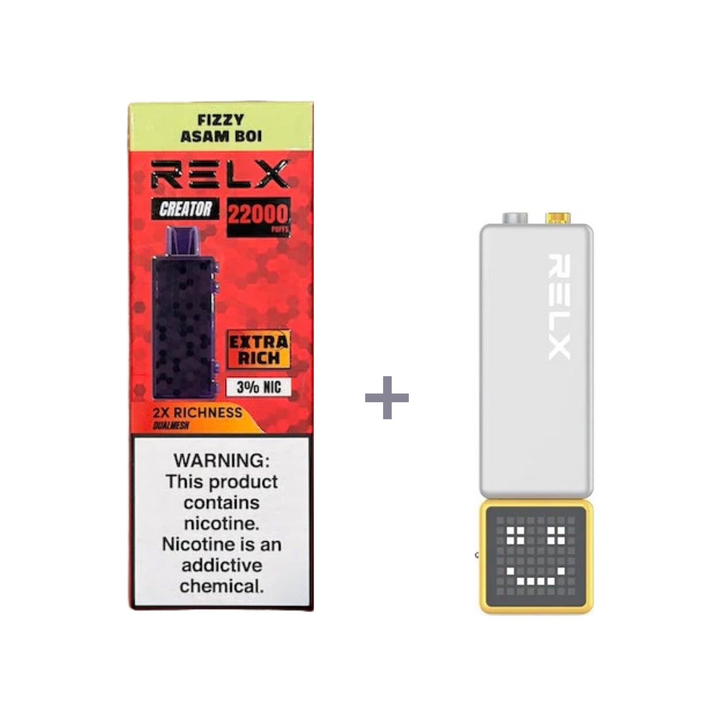 正品悦刻积木乐高RELX Creator 22000口烟弹/套装-多口味可选 (一代/二/三代杆弹通用） - 套装1(配正品一代杆) / 酸角气泡