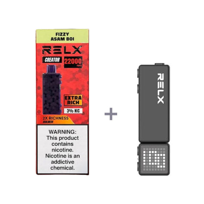 正品悦刻积木乐高RELX Creator 22000口烟弹/套装-多口味可选 (一代/二/三代杆弹通用） - 酸角气泡
