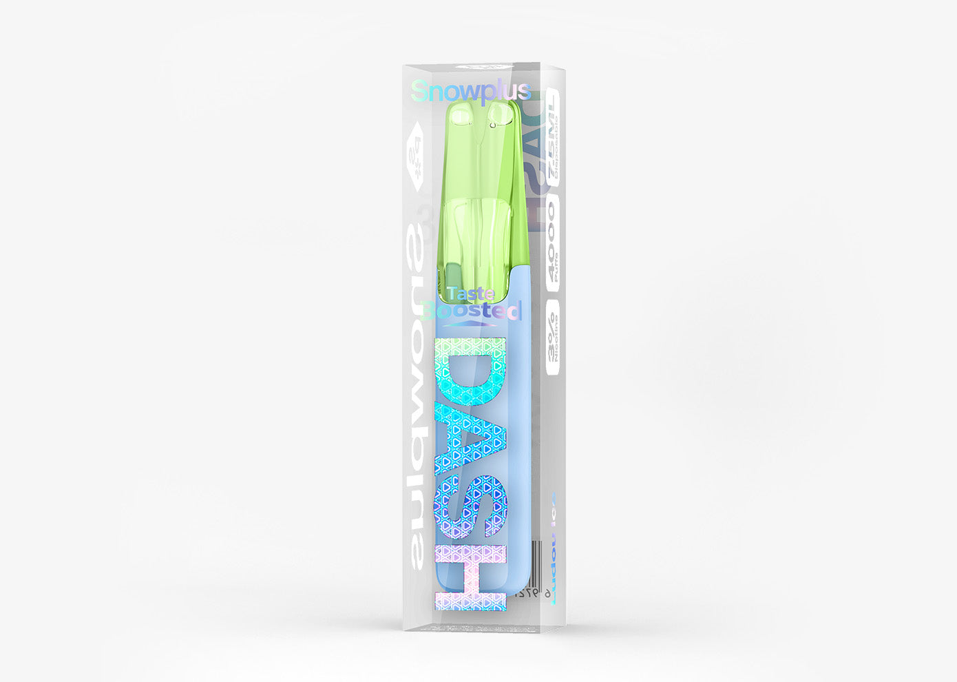 正品Snowplus Dash雪加鸭嘴兽4000口经典一次性电子烟海外版 - 绿豆冰