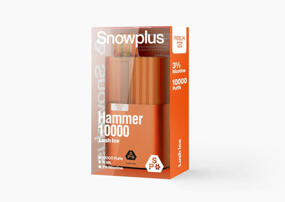 雪加大板砖Snowplus Hammer 10000口 正品海外版 一次性16ml大容量-多口味可选