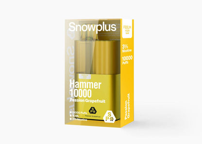 雪加大板砖Snowplus Hammer 10000口 正品海外版 一次性16ml大容量-多口味可选 - 西柚百香果