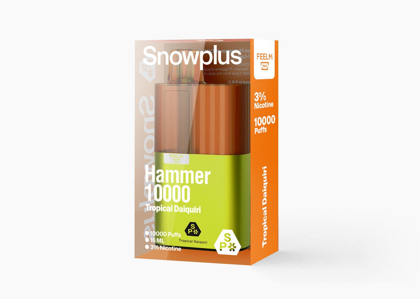 雪加大板砖Snowplus Hammer 10000口 正品海外版 一次性16ml大容量-多口味可选 - 热情代基里