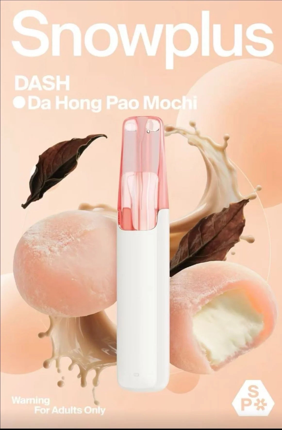 正品Snowplus Dash雪加鸭嘴兽4000口经典一次性电子烟海外版 - 白雾红尘