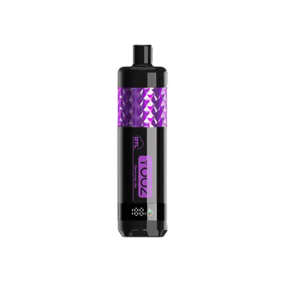 正品柚子水烟YOOZ SHISHA 14000口 DTL水晶炫彩钻石切割工艺大烟雾肺吸模式油量电量显示一次性电子烟-多口味可选