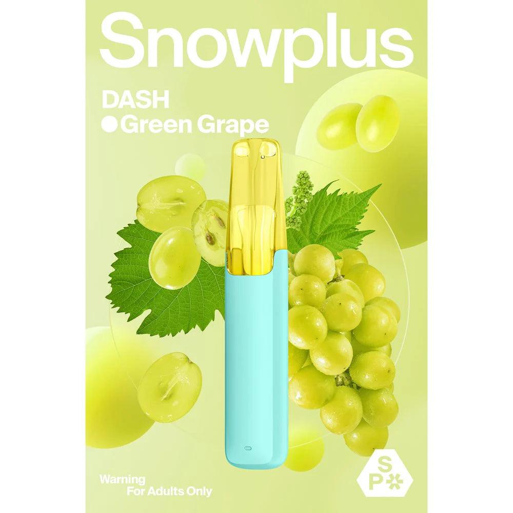 正品Snowplus Dash雪加鸭嘴兽4000口经典一次性电子烟海外版 - 青提