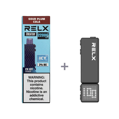正品悦刻积木乐高RELX Creator 22000口烟弹/套装-多口味可选 (一代/二/三代杆弹通用） - 酸梅可乐