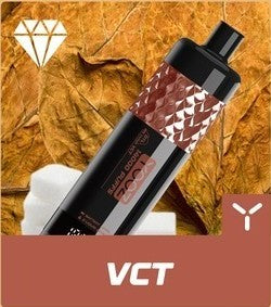 正品柚子水烟YOOZ SHISHA 14000口 DTL水晶炫彩钻石切割工艺大烟雾肺吸模式油量电量显示一次性电子烟-多口味可选 - 焦糖烟草