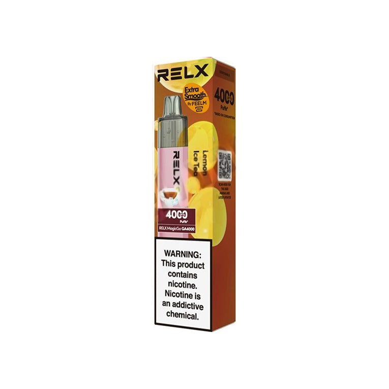 正品悦刻4000口 RELX MagicGo GA4000经典一次性电子烟 - 柠檬茶