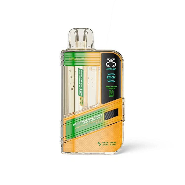正品冰熊Zgar Supernova 20000口一次性电子烟-可视化烟仓/LED显示屏/可调节火力烟阻 - -- 请选择--