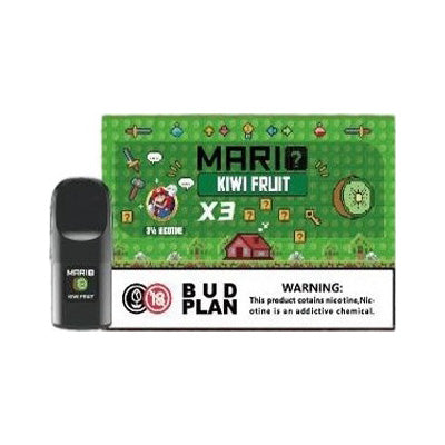 正品马里奥六代Mario 6TH通配烟弹三颗装-RELX六代通配平替-适配悦刻4/5/6/7代烟杆 马里奥六代Mario 6TH通配烟弹严格的标准，其产品质量高，独有防漏油技术设计，口味选择多，且每一种口味都独具特色，口感丝滑、丰满，令人回味无穷。烟雾细腻且持久，甜凉适中，能完美复刻悦刻RELX各种经典口味，是市面上一致认定的口粮油。 - 奇异果冰沙