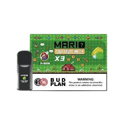 正品马里奥六代Mario 6TH通配烟弹三颗装-RELX六代通配平替-适配悦刻4/5/6/7代烟杆 马里奥六代Mario 6TH通配烟弹严格的标准，其产品质量高，独有防漏油技术设计，口味选择多，且每一种口味都独具特色，口感丝滑、丰满，令人回味无穷。烟雾细腻且持久，甜凉适中，能完美复刻悦刻RELX各种经典口味，是市面上一致认定的口粮油。 - 杨桃青柠冰