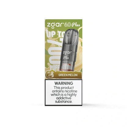 【多种全新口味】正品新款冰熊超大容量3.5ML Zgar Pod 6.0 PLUS(悦刻4/5/6/7代杆通用) 口味任选，三颗起售 - 绿宝石甜瓜