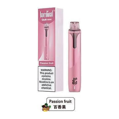 KS Quik 6000口小彩条- 小彩条电子烟-小黑条全新升级版 KS - 百香果
