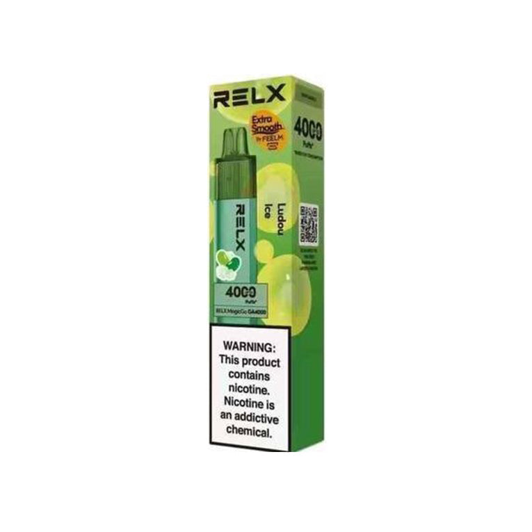 正品悦刻4000口 RELX MagicGo GA4000经典一次性电子烟 - 绿豆