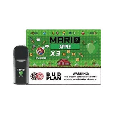 正品马里奥六代Mario 6TH通配烟弹三颗装-RELX六代通配平替-适配悦刻4/5/6/7代烟杆 马里奥六代Mario 6TH通配烟弹严格的标准，其产品质量高，独有防漏油技术设计，口味选择多，且每一种口味都独具特色，口感丝滑、丰满，令人回味无穷。烟雾细腻且持久，甜凉适中，能完美复刻悦刻RELX各种经典口味，是市面上一致认定的口粮油。 - 苹果