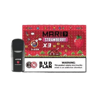 正品马里奥六代Mario 6TH通配烟弹三颗装-RELX六代通配平替-适配悦刻4/5/6/7代烟杆 马里奥六代Mario 6TH通配烟弹严格的标准，其产品质量高，独有防漏油技术设计，口味选择多，且每一种口味都独具特色，口感丝滑、丰满，令人回味无穷。烟雾细腻且持久，甜凉适中，能完美复刻悦刻RELX各种经典口味，是市面上一致认定的口粮油。 - 草莓